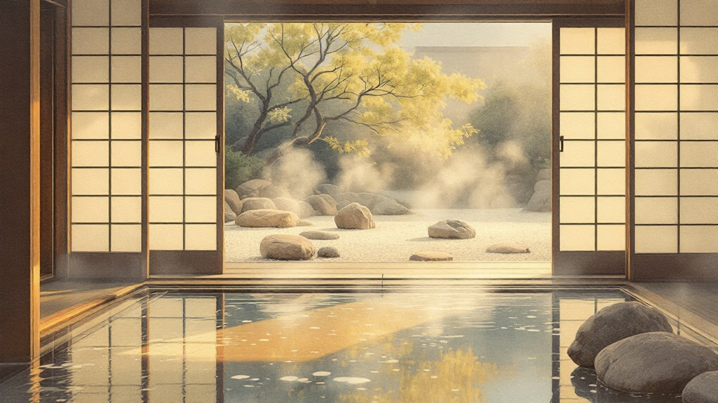 Hana no Yado Fukuju hot spring in Awara, Fukui